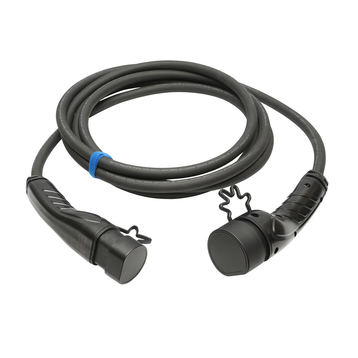 Charging cable 380V, 5M, Type 2 for electric cars 22KW, 32A, three-phase IP55